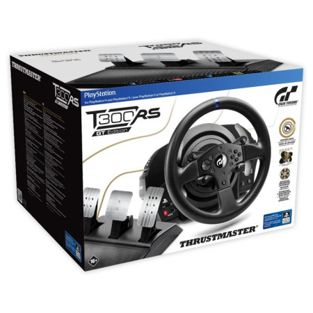 Thrustmaster T300 RS GT Juoda Vairas + pedalai