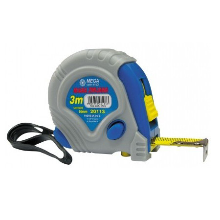 Ruletė 5m/19mm gumuota MEGA