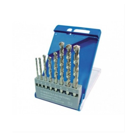 Grąžtai betonui 3-10mm 8vnt PROLINE