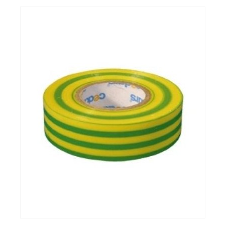 Izoliacija PVC19mm 10m 0.13mm žal/g