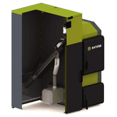 Katilas granulinis ANTARA Smart Sigma 15 su Kipi Rot Power 16 kW degikliu ir  300L talpa