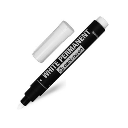 Markeris statybinis, baltas perman. CE