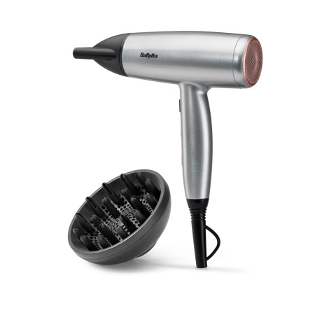 BaByliss Cosmos D580DE plaukų džiovintuvas 2100 W Pusiau blizgi plieno