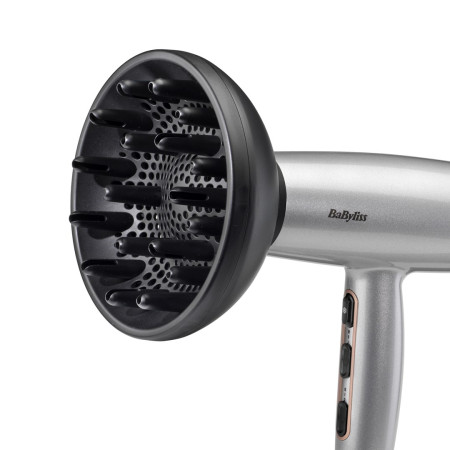 BaByliss Cosmos D580DE plaukų džiovintuvas 2100 W Pusiau blizgi plieno