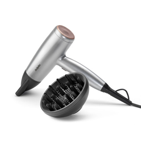 BaByliss Cosmos D580DE plaukų džiovintuvas 2100 W Pusiau blizgi plieno