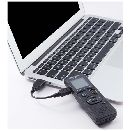 Olympus | Digital Voice Recorder (OM Branded) | VN-540PC | Black | Segment display 1.39' | WMA