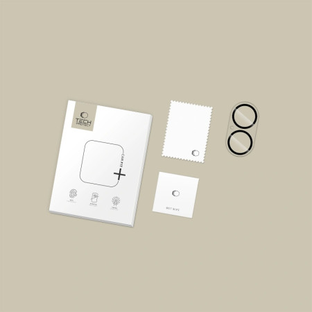 Apsauginis stikliukas kamerai Tech-Protect Cam Fit+ Apple iPhone 17 skaidrus