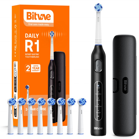 Elektrinis dantų šepetėlis Bitvae R1 juodas