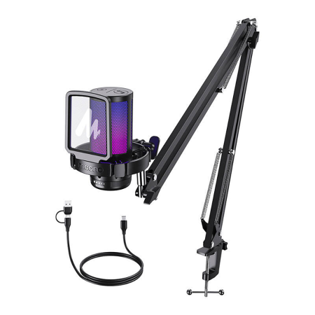 maono DGM20S + BA20 Black (Juodas) Kondensatorinis Mikrofonas