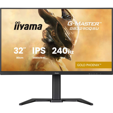 iiyama G-MASTER GB3290QSU-B1 kompiuterio monitorius 80 cm (31.5") Quad HD