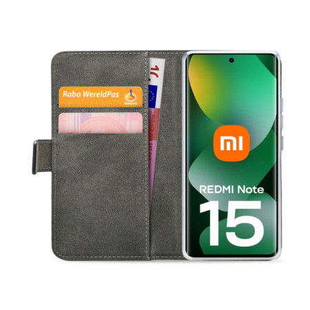 Mobilize Classic Gelly Wallet Book Case Xiaomi Redmi Note 15 5G Black