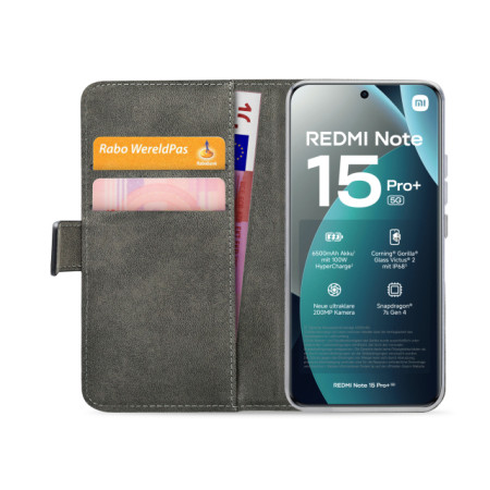 Mobilize Classic Gelly Wallet Book Case Xiaomi Redmi Note 15 Pro+ 5G Black