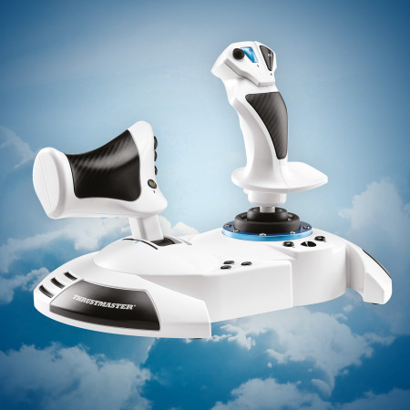 Thrustmaster T.Flight Hotas One Microsoft Flight Simulator Edition USB Vairasvirtė Juoda, Balta