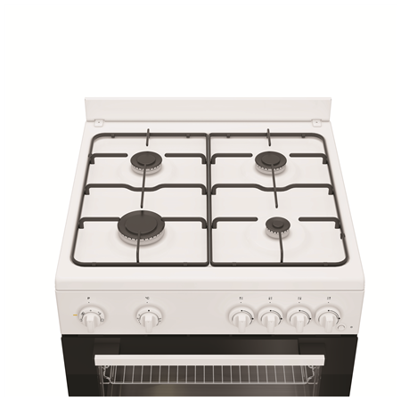 INDESIT Cooker | I6G5KCW | Hob type Gas | Oven type Electric | White | Width 60 cm | Grilling | Depth 60 cm | 72 L