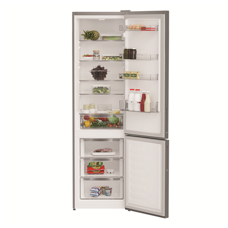 INDESIT Refrigerator | INKS 1401 S4E1 | Energy efficiency class E | Free standing | Combi | Height 202.5 cm | Fridge net capacit