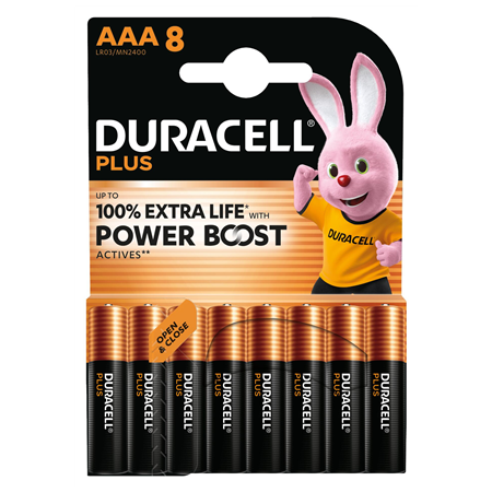 Duracell Plus Boost MN2400 BL8 | AAA | 8 pc(s)