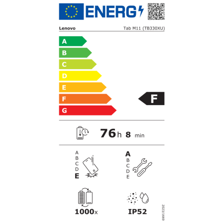 TABLET TAB M11 11" LTE/8/128 GREY ZADB0340SE LENOVO