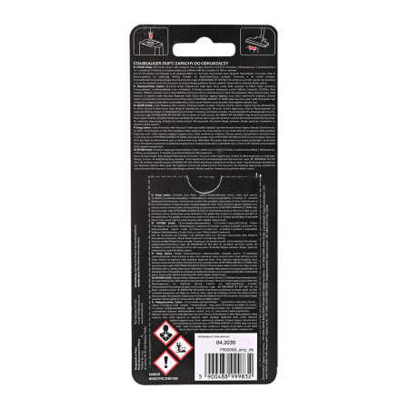 Kvapiojo užpildo pakuotė dulkių siurbliui, 5 kvapų rinkinys, Frischer, 5 vnt.