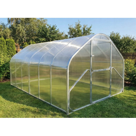 Šiltnamis GREEN Classic PLIUS 2.75x10 polikarbonatinis rėmas 20x40 arkos kas 0,67m