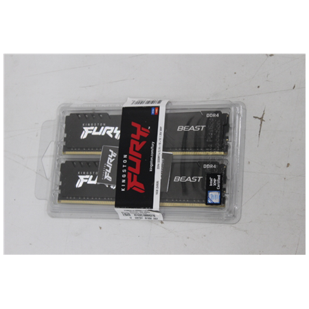 SALE OUT.  | Kingston Fury Beast | 2x8 GB | DDR4 | 3200 MHz | PC/server | Registered No | ECC No | DAMAGED PACKAGING