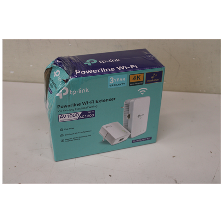 SALE OUT. TP-LINK Gigabit Powerline Kit | TL-WPA7517 | 10/100/1000 Mbit/s | Ethernet LAN (RJ-45) ports 1+1 | 802.11ac | 2GHz/5GH