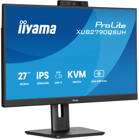 iiyama ProLite XUB2790QSUH-B2 kompiuterio monitorius 27" Quad HD