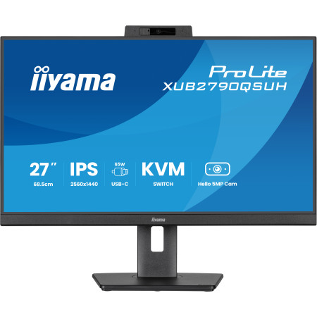 iiyama ProLite XUB2790QSUH-B2 kompiuterio monitorius 27" Quad HD