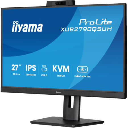 iiyama ProLite XUB2790QSUH-B2 kompiuterio monitorius 27" Quad HD