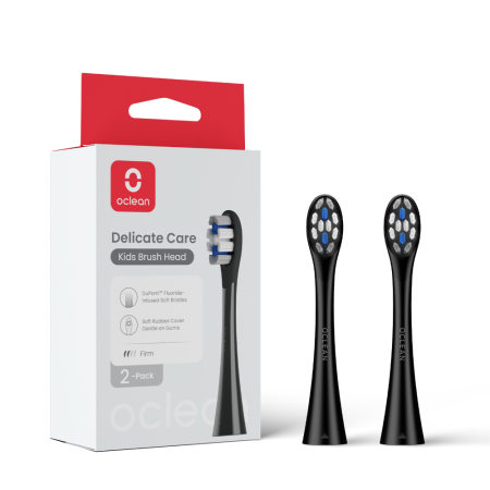 Oclean Vaikų Šepetėlio Antgalis P3K8 2 vnt Juodas