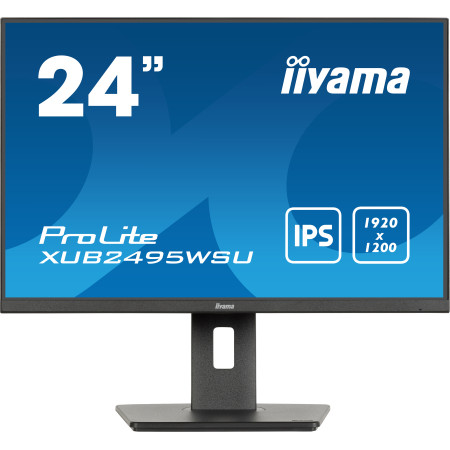 iiyama ProLite XUB2495WSU-B7 kompiuterio monitorius 61,2 cm (24.1") WUXGA LED Juoda