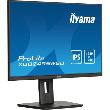 iiyama ProLite XUB2495WSU-B7 kompiuterio monitorius 61,2 cm (24.1") WUXGA LED Juoda