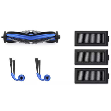 Ecovacs DKT060223 DEEBOT X11 Service Kit Antibacterial Filter x3, Anti-Tangle Side Brush x2, Anti-Tangle Main Brush x1