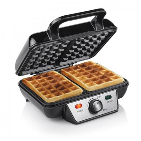 Tristar | Waffle maker | WF-2195 | 1000 W | Number of pastry 2 | Belgium | Black