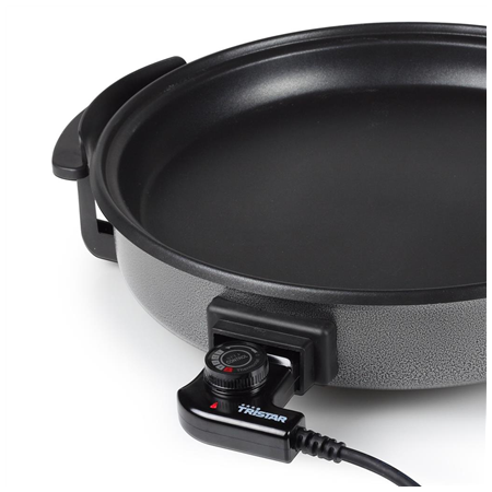 Tristar | Multifunctional grill pan | PZ-2964 | Diameter 40 cm | Grill | 1500 W | Lid included | Fixed handle | Black