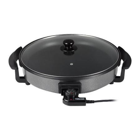 Tristar | Multifunctional grill pan | PZ-2964 | Diameter 40 cm | Grill | 1500 W | Lid included | Fixed handle | Black
