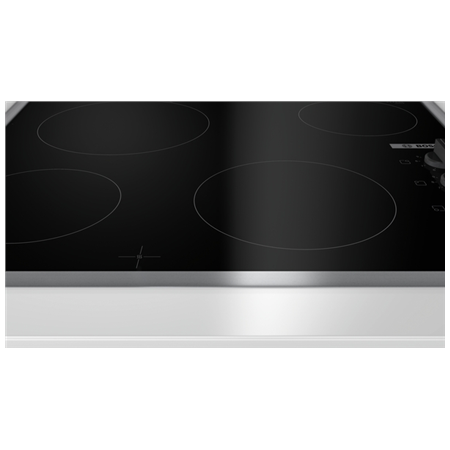 Bosch | Hob | PKE645CA2E | Vitroceramic | Number of burners/cooking zones 4 | Rotary knobs | Black