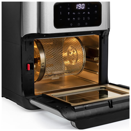 Princess | Aerofryer Oven | 182065 | Power 1500 W | Capacity 10 L | Black/Stainless Steel