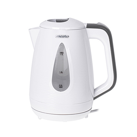Mesko Kettle | MS 1261g | Electric | 2200 W | 1.7 L | Polypropylene | 360° rotational base | Grey