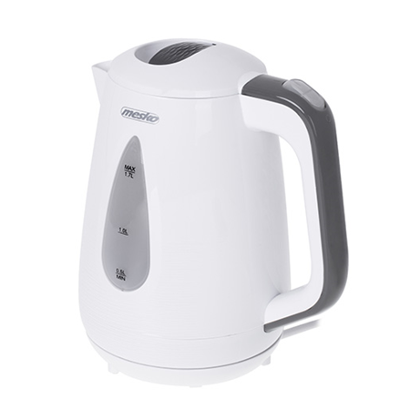 Mesko Kettle | MS 1261g | Electric | 2200 W | 1.7 L | Polypropylene | 360° rotational base | Grey