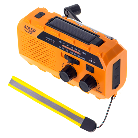 Adler | Portable radio with flashlight | AD 1197 | Alarm function