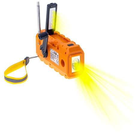 Adler | Portable radio with flashlight | AD 1197 | Alarm function