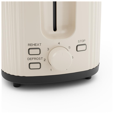 Princess Wave Toaster | 142337 | Power 930 W | Number of slots 2 | Housing material Plastic | Beige