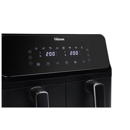 Tristar Double Basket Airfryer | FR-9026 | Power 2700 W | Capacity 8 L | Black