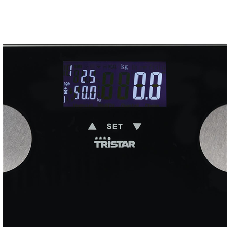 Tristar Personal Scale | WG-2442 | Maximum weight (capacity) 150 kg | Accuracy 100 g | Body Mass Index (BMI) measuring | Black