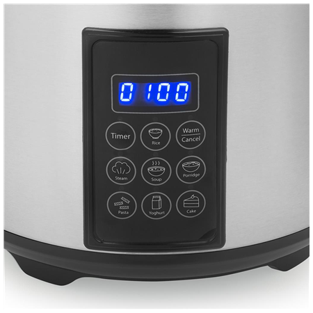 Tristar Digital Rice and Steam Cooker | RK-6138 | 900 W | 2.2 L | Number of programs 7 | Grey