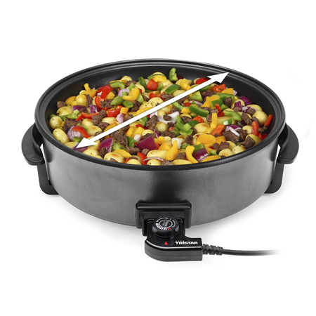 Tristar Multifunctional Grill Pan XXL | PZ-9145 | Electric Grill | 1500 W | Black
