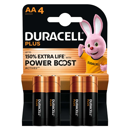 Duracell Plus Boost MN1500 BL4 | AA | 4 pc(s)