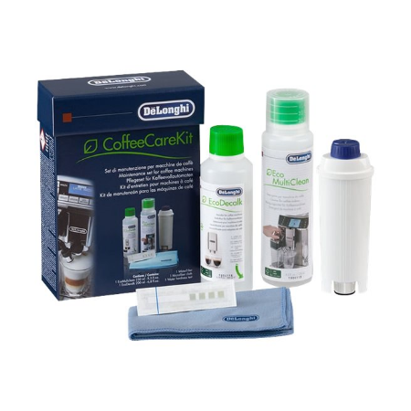 Delonghi | DLSC306 Maintenance Care Kit for Bean to Cup & Espresso Coffee Machines, includes five cleaning accessories