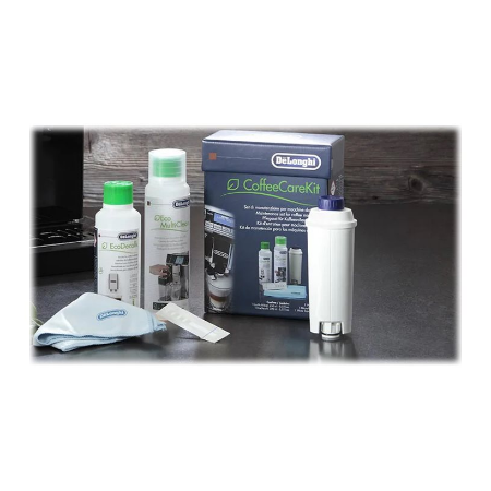 Delonghi | DLSC306 Maintenance Care Kit for Bean to Cup & Espresso Coffee Machines, includes five cleaning accessories