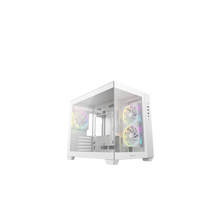 Deepcool Case | CG330 3F WH | White | Micro ATX | Power supply included No